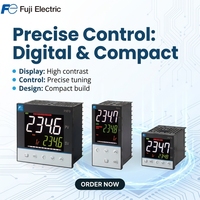 Contrôleur de température numérique Fuji Electric, thermostat PXF4ABY2-1W100 avec écran LCD, IP65, port série