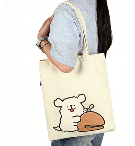 Sac fourre-tout en <span class=keywords><strong>toile</strong></span> tendance avec motif panda pour étudiants, idéal pour la saison des diplômes, en stock, écologique et personnalisable – Meilleures ventes - Product Image 2