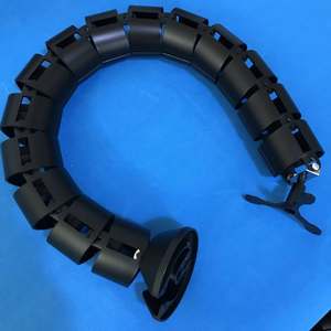 Scatola di Gestione Cavi Circolare per Scrivania Regolabile in Altezza, Organizzatore di Cavi Ovale Retrattile - Product Image 5