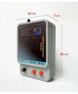 Energizador de Cerca Eléctrica de 20KM, Entrada 12V Salida 12KV, con Pantalla, Alarma y Control Remoto, para Elefantes y Ganado 605 - Product Image 5
