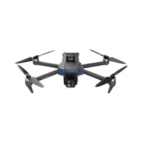 Drone AE30 haut de gamme avec cardan mécanique à trois axes, 45 minutes de temps de vol, portée de vol de 10 km, drone pliable professionnel RC FPV quadricoptère