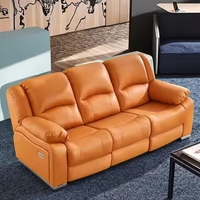 Ensemble de canapé sectionnel modulaire en cuir convertible de haute qualité lit extensible caché intérieur pliant Design appartement salon