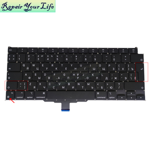 Clavier d'ordinateur portable US RU SP FS pour Apple <span class=keywords><strong>Macbook</strong></span> Pro <span class=keywords><strong>Air</strong></span> Retina 13" A2337, clavier neuf noir sans rétroéclairage - Product Image 4