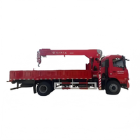 Crane Truk 4x2 8-ton yang Dipasang di Truk Diekspor ke Asia Tenggara, Pengiriman 24 Jam, dengan Kustomisasi Luar Negeri dan Dukungan Purna Jual.