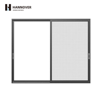 Ventanas Corredizas de Aluminio con Rotura de Puente Térmico HANNOVER, Ventana con Doble Vidrio Insonorizado para Edificios Residenciales Modernos y Hoteles