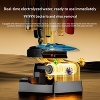 W47 Aspirateur balai tout-en-un avec fonction de balayage et aspiration, moteur à fréquence variable, filtration HEPA, 400W, 4000-5000mAh