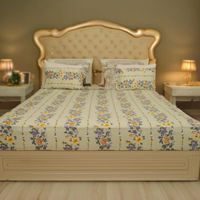 Lot de 6 draps pliés en coton 100 % imperméable, motifs unis/floraux/dessins animés/à rayures/à personnages, 400 fils, écologiques, vente en gros