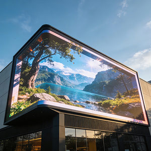 จอแสดงผล LED 3 มิติ 4K สำหรับภายนอกอาคาร มองเห็นได้ด้วยตาเปล่า ผลิตจากโรงงานโดยตรง กันน้ำระดับ IP66 ความสว่างสูง อ่านได้แม้กลางแจ้ง สำหรับสถานที่สำคัญในเมือง - Product Image 4