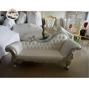 웨딩 소파 나무 조각 백조 왕좌 리셉션 웨딩 소파 의자 - Product Image 3