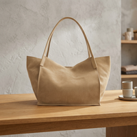 Tas Selempang Kulit Asli Modern dengan Ritsleting Lembut, Tali Selempang, Kualitas Terbaik, Tahan Lama, Ringan, 100% Ramah Lingkungan, Kapasitas Besar