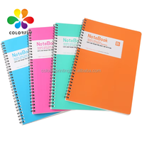 70 feuilles de Couleur Note Livres Collège Papier Ligné 1 sujet a4 a5 a6 cahier à spirale