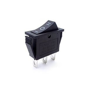 Interruptor Basculante Pequeño de Tres Posiciones (Encendido-Apagado-Encendido) de 3 Pines, 6A, 250V, Kcd1-101, 21*15mm - Product Image 2
