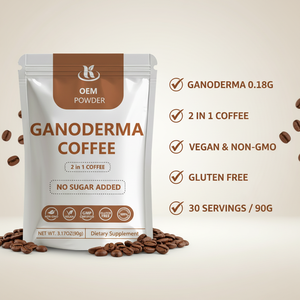 Hot Selling OEM Private Label Instant Latte Coffe <strong>Low</strong> <strong>Acid</strong> Mushroom <strong>Coffee</strong> Powder Ganoderma Lucidum <strong>Coffee</strong> - Product Image 3