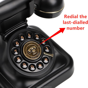 विंटेज पुश बटन प्रकार एंटीक गाइडबुक ऑडियो अनुकूलन वैकल्पिक फ़ंक्शन फोन रोटरी रेट्रो टेलीफोन रेट्रो टेलीफोन - Product Image 6