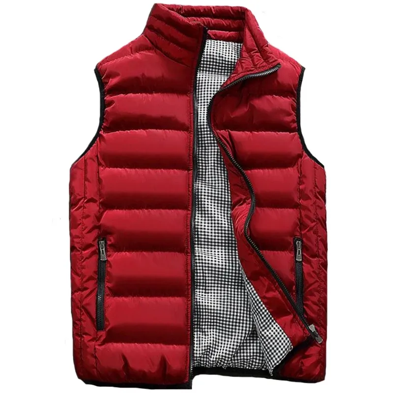 New Autumn Winter Vest Men Casual Outwear Warm Sleeveless Jackets veste homme Male Fashion Waistcoat 5XL Vests Gilet