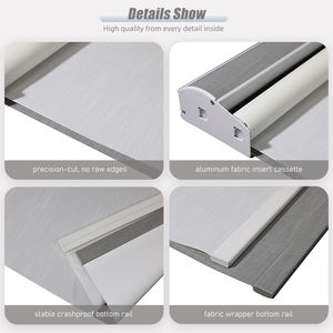 Stores à rouleaux intelligents motorisés, jour et nuit, occultants, double couche, pour hôtel, <span class=keywords><strong>bureau</strong></span> - Product Image 3