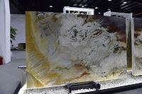 SHIHUI haute qualité Design moderne Aquarella Quartzite dalle populaire violet marbre hôtel fond mur roche pierre naturelle