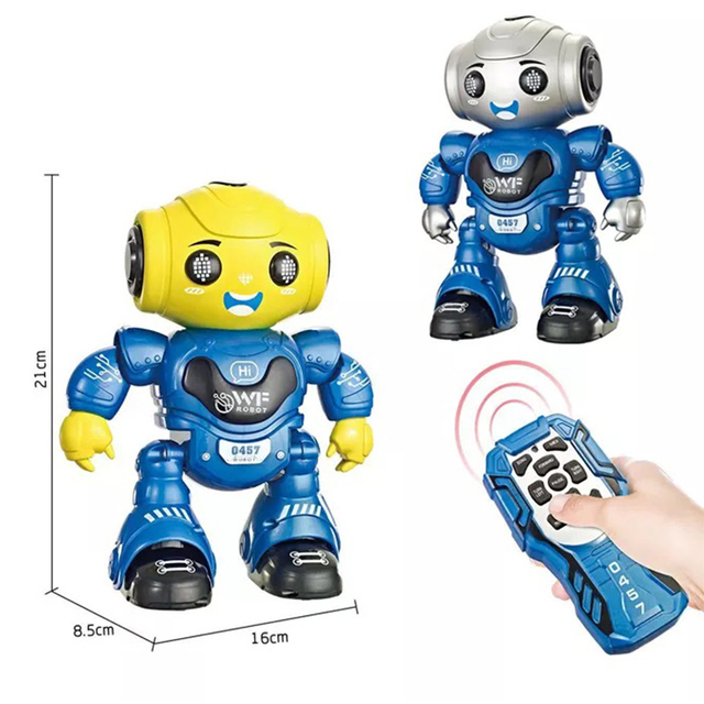 Intelligent Remote Control Toy Robots Mini Smart Programable Robot Toy Kids Walking and Dancing Robots