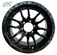 Rines de Aleación de Aluminio 17X8.5, Rines Todoterreno 6X139.7, Rines Multirradio Flow Form para Camionetas y SUV, para Silverado, Land Cruiser, Sierra
