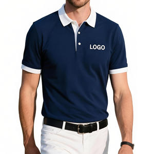Camisas Ecuestres Personalizadas con Logotipo en Color para Hombre, Ropa Deportiva de Verano, Transpirable, de Secado Rápido, con Spandex/Poliéster, Polo de Golf de Alta Elasticidad - Product Image 1
