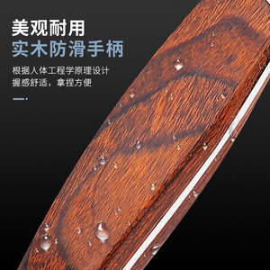 Stainless steel cuticle scraper, colored wood handle pedicure knife, foot scraper/file set for removing dead skin and calluses. - Product Image 2