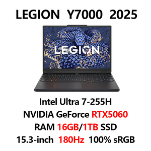 Portátil Ligero para Esports y Juegos 2025, Legion Y7000 Ultra 7-255HX, 16GB, 1TB, RTX5060, 15.3 Pulgadas, 180Hz, Computadora de Alta Calidad para Juegos - Product Image 5