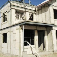 42-380 ㎡ Maison préfabriquée / Panneau en silicate de calcium / Panneau sandwich / Structure en acier préfabriquée / Installation rapide / Villa de haute qualité