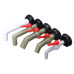 Robinet à bille d'extension pour réservoir de tonneau avec <span class=keywords><strong>tuyau</strong></span> en plastique externe pour l'<span class=keywords><strong>arrosage</strong></span> des jardins et des terrains de golf, fabriqué en matériau PP - Product Image 1