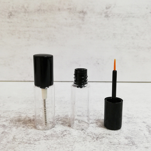 Tube de mascara en PETG rond classique de petite capacité (3 ml) avec impression sérigraphique et bouchon à vis, tubes vides pour cils, pour usage cosmétique - Product Image 3