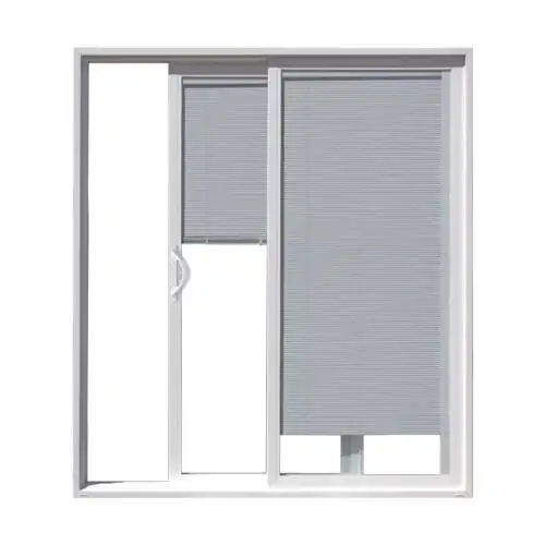 Occultant de sécurité en Aluminium, fenêtre coulissante isolante avec stores intégrés pour portes et fenêtres