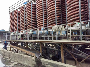 Vàng Panning Thiết Bị Máy Sợi Thủy Tinh Trọng Lực <span class=keywords><strong>Spiral</strong></span> Chute <span class=keywords><strong>Spiral</strong></span> <span class=keywords><strong>Separator</strong></span> Concentrator Cho Cát <span class=keywords><strong>Placer</strong></span> Phù Sa Vàng Trung Quốc - Product Image 6