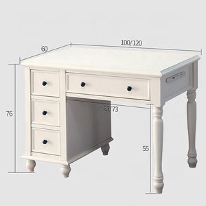 <span class=keywords><strong>Consola</strong></span> de madera <span class=keywords><strong>blanca</strong></span> para salón, 3 cajones, Shabby Chic - Product Image 4