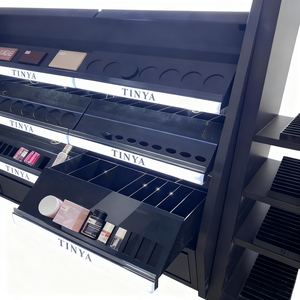 Cosmetics Beauty Shop Interior Design Skincare <strong>Store</strong> Wall <strong>Shelf</strong> Beauty Salon <strong>Display</strong> Cabinet Rack Makeup Product <strong>Display</strong> <strong>Shelves</strong> - Product Image 3