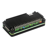 Boîtier de dissipateur thermique en métal à refroidissement passif Raspberry Pi Zero en alliage d'aluminium avec en-tête de broche pour Pi Zero / Zero W / Zero 2W