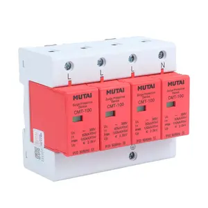 Bon marché Mutai t1 t2 spd 100ka dispositif de protection contre les surtensions électriques 110v pour basse tension