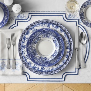<span class=keywords><strong>Service</strong></span> de <span class=keywords><strong>vaisselle</strong></span> en <span class=keywords><strong>porcelaine</strong></span> bleue et blanche classique, assiettes décoratives à motifs floraux artistiques pour la maison, la cuisine, les mariages et les réceptions. - Product Image 4