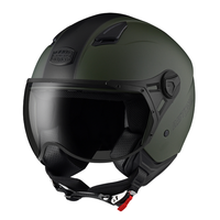 Casques ASTONE, matériau ABS de haute qualité, casque ouvert pour moto unisexe, quatre saisons, vert mat, modèle J6, taille XS-2XL, en solde