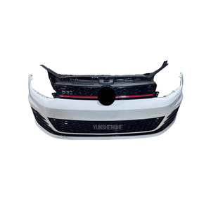 Module avant de haute qualité adapté à la Volkswagen <span class=keywords><strong>Golf</strong></span> <span class=keywords><strong>7</strong></span> GTI, remplacement premium des pare-chocs avant, calandre, radiateur, réservoir d'eau - Product Image 1