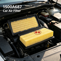Filtre à air personnalisé en gros pour pièces de moteur automobile 16546-6A00D 1500A687 pour véhicules