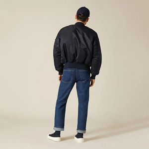 Blouson bomber classique pour homme, rembourré, décontracté, hiver, fermeture éclair, veste d'extérieur - Product Image 5