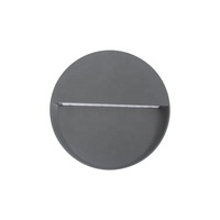 Lumière d'escalier LED murale intérieure/extérieure en aluminium au design moderne, étanche IP65, noir/gris, pour couloir, escalier, passage