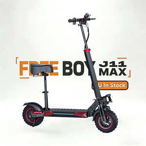 Patinete Eléctrico FREE BOY J-11 MAX, Velocidad Máxima 50 km/h, 30 °   Scooter Todoterreno con Doble Suspensión Delantera y Trasera y Asiento - Product Image 1