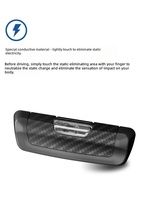Carmate – Éliminateur Statique pour Porte de Voiture, Indispensable pour la Saison Sèche Automne-Hiver, Design Élégant, Antistatique Universel, Résine Souple Noire