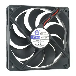 GX12025 12V/24V 120x120x25mm DC MEIXING Ventilador De Fluxo Axial 4 polegadas Brushless ventilador de arrefecimento Radiador quadrado de baixo ruído