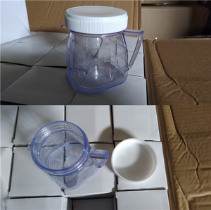 Vaso de Plástico para <span class=keywords><strong>Licuadora</strong></span> 4655, Recipiente Pequeño de Plástico de 1 Taza con Tapa, Repuesto para Licuadoras Osterizer 2026 - Product Image 4