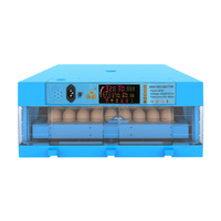 Mini incubateur d'oeufs de capacité 36/64/128/192/256 haute automatique 220V rouleau PC Machine à couver les oiseaux pour un usage domestique pour le poulet