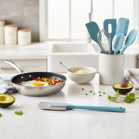 Ensemble de spatules en silicone écologiques Fackelmann, 108 pièces, accessoires de cuisine, antiadhésifs, résistants au four, lavage à la main uniquement, entretien inclus