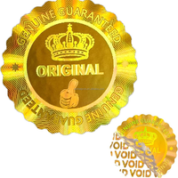 Etiqueta adhesiva con logotipo de holograma personalizado Etiqueta adhesiva de holograma vacío de alta calidad para seguridad de embalaje