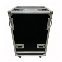 Flight case OEM empilable pour enceintes Line Array, protection pour enceintes D&B CCL8, conception à 3 ouvertures, avec 4 roues et rainures