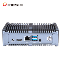 Piesia 12th Gen N150 N100 N300 Industrial Mini PC DDR5 1Lan POE 2 * Com Edge Computing X86 Embedded Fanless Pico Itx Computer Case